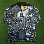 Agasalho De Treino BRASIL Meio Zíper - CRISTO REDENTOR