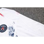 Agasalho de Treino PSG Meio Zíper - 24/25 - Branco/Azul