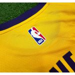 NBA Lakers O'neal 34 Edição Jogador Silk - Amarela (detalhe Na Etiqueta) Gola Redonda