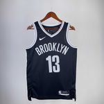 NBA Swingman - Brooklyn Nets Preta - Harden #13 - Silk