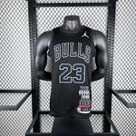 NBA Chicago Bulls 2024 Jordan Edição Especial Michael Jordan #23 MVP Swingman - Preta