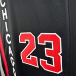 NBA Chicago Bulls – Michael Jordan #23 – City Edition 23/24 Preta - Silk