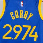 NBA Golden State Warriors 30 Jogador Silk - City Edition Curry 2.974- Azul