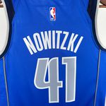 NBA Dallas Mavericks Authentic Nowitzki 41 - Azul
