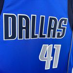 NBA Dallas Mavericks Authentic Nowitzki 41 - Azul