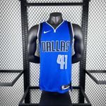 NBA Dallas Mavericks Authentic Nowitzki 41 - Azul