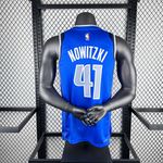 NBA Dallas Mavericks Authentic Nowitzki 41 - Azul