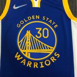 NBA Golden State Warriors 30- City Edition Especial 75 anos Curry #2.974- Azul
