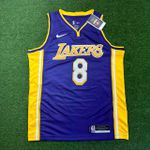 Nba Los Angeles Lakers #8 Kobe Bryant Silk - Roxa (GOLA V)