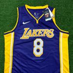 Nba Los Angeles Lakers #8 Kobe Bryant Silk - Roxa (GOLA V)