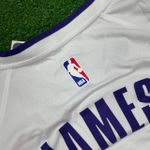 NBA Lakers Branco com decote em V nº 23 James Silk 