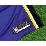 NBA Los Angeles Lakers Gola Redonda Nº23 James - Silk (roxo Com N° Amarelo) Preto Na Lateral
