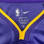 NBA Los Angeles Lakers Decote em V #23 James (Roxo Com N° Branco) Silk