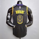 NBA Lakers #8 Bryant - Jogador Silk - Preta