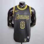 NBA Lakers #8 Bryant - Jogador Silk - Preta