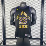 Nba Los Angeles Lakers James #23 - 23/24 Preta - Silk