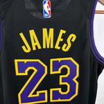 Nba Los Angeles Lakers James #23 - 23/24 Preta - Silk