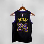 Nba Los Angeles Lakers Bryant #24 - 23/24 Preta - Silk