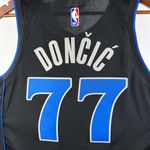 NBA Dallas Maverickis City Edição 23/24 Luka Doncic 77 Preta