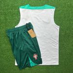 Conjunto Treino Regata e Short Portugal 2024/25 - Branco
