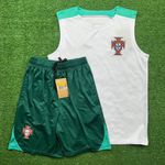 Conjunto Treino Regata e Short Portugal 2024/25 - Branco