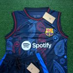 Conjunto Treino Regata + Short Barcelona 2024/25