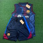 Conjunto Treino Regata + Short Barcelona 2024/25