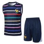 Conjunto Treino Regata e Short FRANÇA 24/25 - Colorido