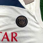 Conjunto De Treino Paris Saint-Germain 23/24 Regata + Short - Masculino Bege/azul