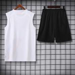 Conjunto Treino Regata e Short Paris Saint Germain PSG 2023/24 - Branco