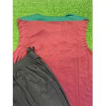 Conjunto Treino PSG Regata + Short 2024/25 - Vinho/ Detalhe Verde