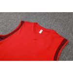 Conjunto Treino Internacional Regata e short 2024/25 Vermelho/Vinho