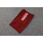 Conjunto Treino Internacional Regata e short 2024/25 Vermelho/Vinho