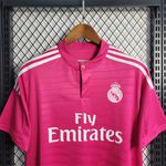Camisa Real Madrid Retrô Third III Ronaldo 7 - 14/15 - Rosa