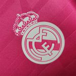 Camisa Real Madrid Retrô Third III Ronaldo 7 - 14/15 - Rosa