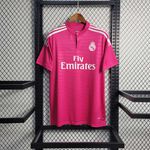 Camisa Real Madrid Retrô Third III Ronaldo 7 - 14/15 - Rosa