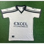 Camisa Retrô Corinthians Home I 1996 - Bege ( Gola toda Preta)