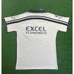 Camisa Retrô Corinthians Home I 1996 - Bege ( Gola toda Preta)