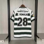 Camisa Retrô Sporting Portugal Cristiano Ronaldo 28- 2001/03