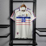 Camisa Retrô França Away ZIDANE 10 - 1998