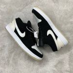 Tênis NK Air Jordan 1 - Preto/Branco Brilhoso