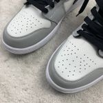 Tênis Air Jordan 1 Mid - Smoke Grey - Cinza/Branco/Preto