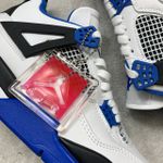 Tênis NK Air Jordan 4 - Azul/Branco