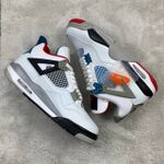 Tênis NK Air Jordan 4 - What The - Colorido