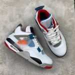 Tênis NK Air Jordan 4 - What The - Colorido