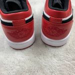 Tênis Air Jordan 1 Low - Black Toe - Preto, Vermelho, Branco