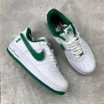 Tênis NK Air Force 1 - Branco/Verde/Cavalinho