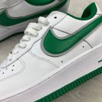 Tênis NK Air Force 1 - Branco/Verde/Cavalinho