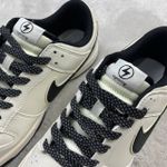 Tênis NK Dunk Low - Branco/Símbolo Preto/Raios