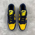 Tênis Dunk Low Retro - Michigan - Azul Escuro/Amarelo